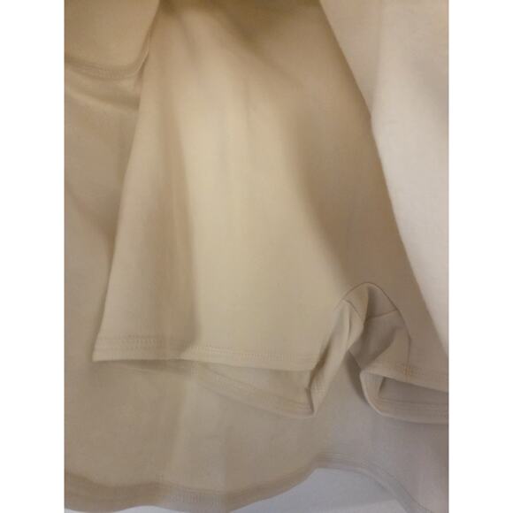 Sundry Women's S Flared Mini Skort Cream Gray Soft Cotton Modal Anthropology - Picture 6 of 11